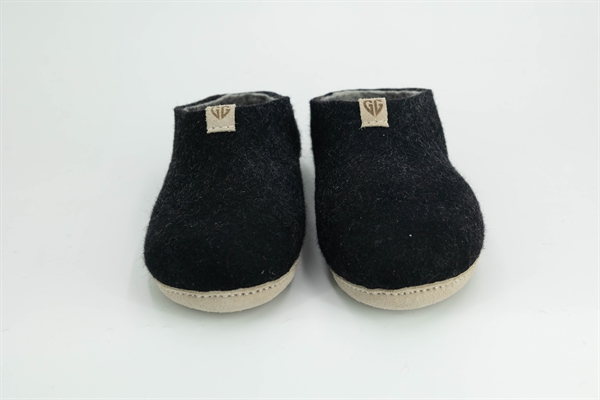 Giu Giu Wool Felt Slippers Mens